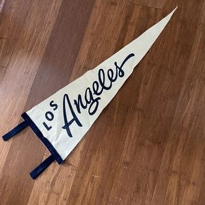 vintage style LA Oxford pennant